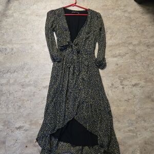 Abercrombie and Fitch Floral Wrap Dress